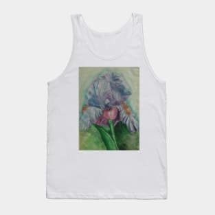 Watercolor Iris Tank Top